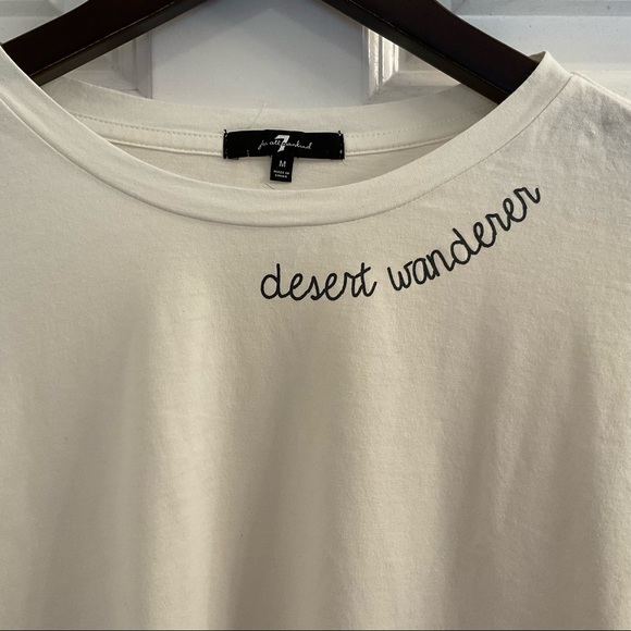 7 for All Mankind Desert Wanderer T-Shirt - NWT - Size Medium - Picture 4 of 9